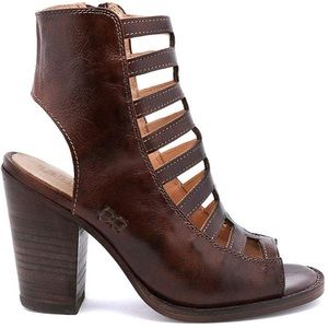 BED STU Occam Heeled Sandal, brown leather